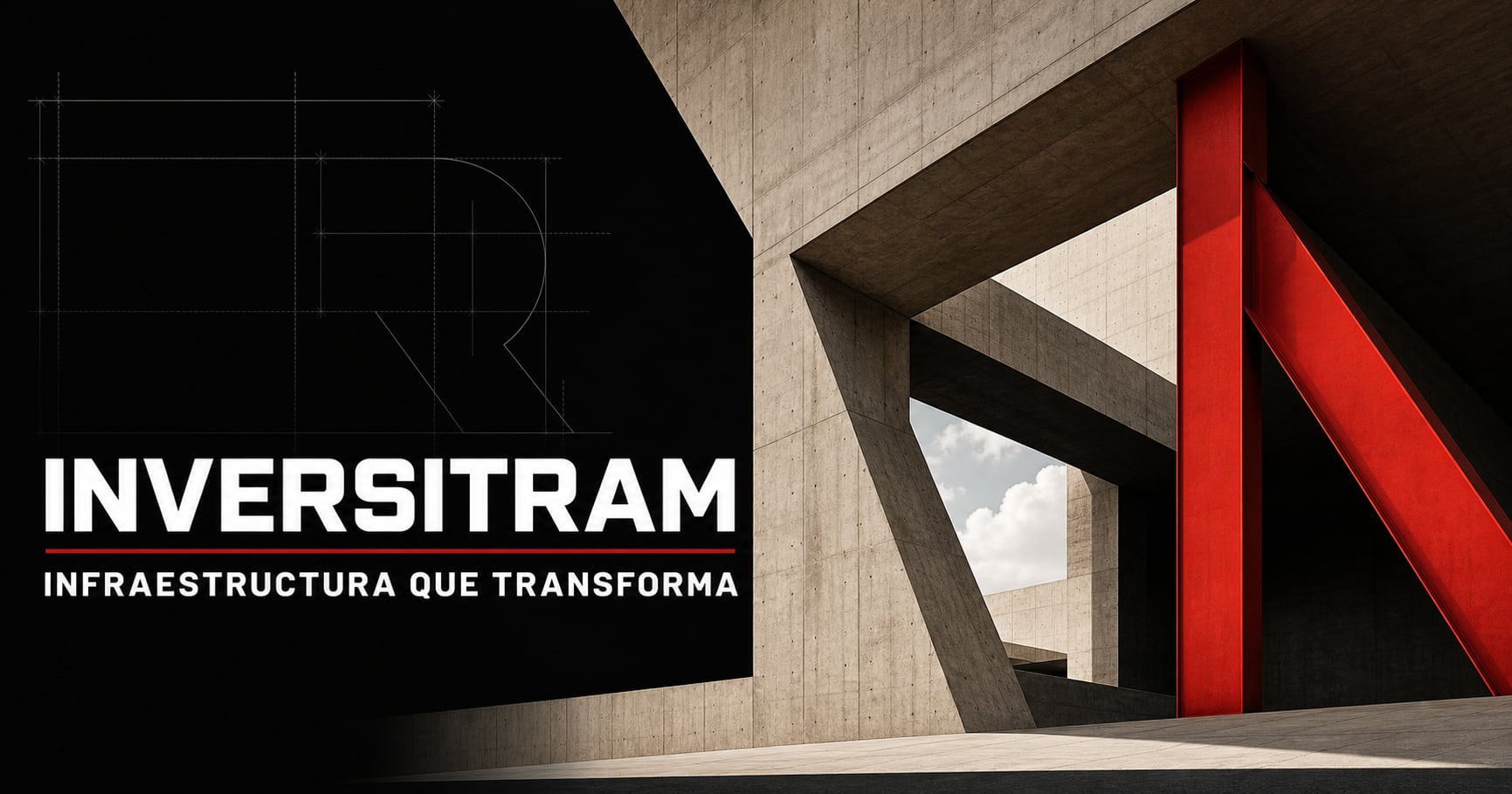 Identidad visual INVERSITRAM, infraestructura que transforma